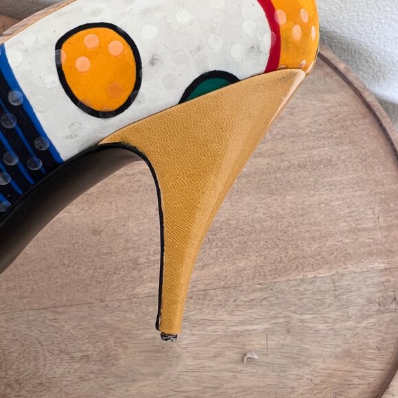 80's Stuart Weitzman Artsy Pumps - Heels - Size 8.5 - Picture 6 of 13